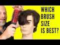 The Best Hair Brush Size for your Hair - TheSalonGuy