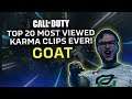TOP 20 MOST VIEWED KARMA CLIPS OF ALL TIME! (GOAT)