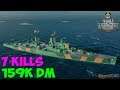 World of WarShips | Neptune | 7 KILLS | 159K Damage - Replay Gameplay 4K 60 fps