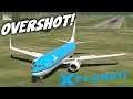 737 Overshooting A Tiny Runway!  -  XPlane 11
