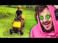 me if youtube don’t work out lol (Mowing Simulator)