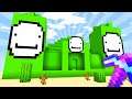 Minecraft, But There Are Youtuber Structures...