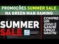 PROMOÇÕES DA SUMMER SALE NA GREEN MAN GAMING - Ganhe até 5 jogos ao realizar compras