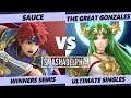Smashadelphia 2019 SSBU - SAUCE (Roy) Vs. The Great Gonzales (Palutena) Smash Ultimate Tournament WS