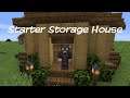 Starter Storage House | Fast Build Tutorial | Minecraft Java 1.16.5