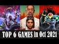 Top 6 Game Releases in October 2021