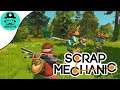 TRYING to make a CAR! | lets play scrap mechanic today #2