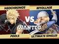 Wanted S4 C2 Pools - NeoChronos (Cloud) Vs. Myollnir (Sheik) SSBU Ultimate Tournament