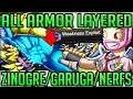 All Armor Layered - Zingore + Yian Garuga - Huge Nerfs + Buffs - Monster Hunter World Iceborne! #mhw