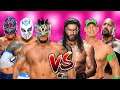 Kalisto & Sin Cara & Rey Mysterio vs. The Rock & John Cena & Roman Reigns  - WWE 8 Man Tag Match
