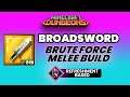 Broadsword Top-Tier Sword Build - Refreshment-based + Gilded Spider Armor | Minecraft Dungeons