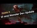 Diablo 4 UI and Monster Developer Update