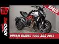 Ducati Diavel 1200 ABS 2013 - Factsheet, Overview, Details, Specs, Sound, no Voice