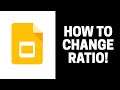 How to Change Aspect Ratio in Google Slides