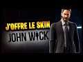 J'OFFRE LE SKIN JOHN WICK A UN ABONNÉ (on m'a un peu forcé quand même...😂)