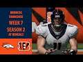 Madden 20 Broncos Franchise - @ Bengals - Return of the Broncos! - [W7] [S2] | Ep.25