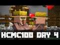 Minecraft 1.14.3 Day 4 | HARDCORE 100% Challenge #HCMC100