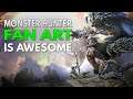 Monster Hunter has INCREDIBLE fan artists!!