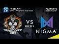 Nigma vs Aggressive Mode Game 2 (BO3) | WePlay Tug of War Mad Moon Playoffs