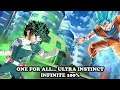 One For All... ULTRA INSTINCT INFINITE 100%! Deku VS Goku! Dragon Ball Xenoverse 2 Mods