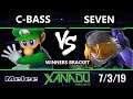 S@X 309 SSBM - C-bass (Luigi) Vs. Seven (Sheik) - Smash Melee Winners Round 3