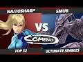 The Comeback Top 32 - Naitosharp (ZSS) Vs. Smub (Ridley) SSBU Ultimate Tournament
