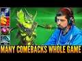 👉 W33 Pugna GOD Play In A Hard Game With Bad Carry - Many Comebacks Whole Game