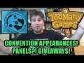 CONVENTION APPEARANCES! GIVEAWAYS! PANEL NEWS!