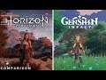 Horizon Zero Dawn vs Genshin Impact ALOY Comparison