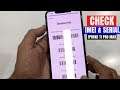 How to Check IMEI Number and Serial Number in iPhone 11 Pro Max