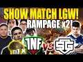 ⚡INFAMOUS(TI7) VS SG [GAME 1] SHOW MATCH🏆 "TIMADO RAMPAGE X2"😱LIMA GAMES WEEK DOTA 2