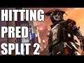 INSANE RANKED GAME HITTING PRED SPLIT 2