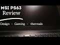 Review : MSI PS63