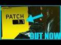 Cyberpunk 2077 Patch 1.1 is out on PC, consoles and Stadia!