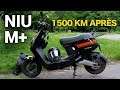 Scooter électrique NIU M+ : mon avis définitif 1 500 km après
