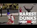 the 10 RAREST DUNKS in NBA 2K20