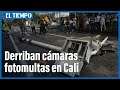 Tumban 7 cámaras fotomultas en Cali | Paro 28 de abril