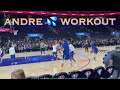 📺 Andre Iguodala (+Gary Payton x Alex Caruso cameo) workout/3s at Warriors pregame b4 Chicago Bulls