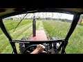 Cab View | Fiatagri 88-94 Turbo DT + Pöttinger Novadisc 265 | Cutting Grass