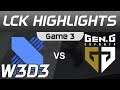 DRX vs GEN Highlights Game 3 LCK Spring 2020 W3D3 DragonX vs Gen G LCK Highlights 2020 by Onivia