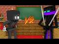Monster School : WITHER VS ENDERMAN CHALLENGE - Minecraft Animation