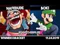 NAFEDUDE (Wario/Wolf) vs Boki (Luigi) | Winners Bracket | Synthwave X #11