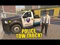 NEW POLICE TOW TRUCK - FL POLICE UPDATE FLASHING LIGHTS GAME