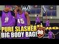 Pure Slasher Caught A BIG Body! Contact Dunk Made Him Hit The Ground! NBA 2K19 Pro Am Gameplay