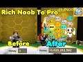 Rich Noob VS Bee Swarm Simulator #2! Noob To Pro! Made 30 Million Honey!