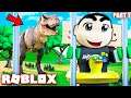 SHINCHAN and FRANKLIN UPGRADING LEVEL 0 ZOO TO LEVEL 999,999 IN ROBLOX | PART 1 shinchan franklin