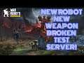 War Robots - NEW Robot - New Weapon - Broken Test Server!