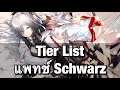 [Arknights] Tier List V1 แพทช์ Schwarz