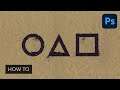 Create a 'Squid Game' Letterpress Text Effect in Photoshop
