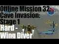EDF 5: Offline Mission 32: Cave Invasion: Stage 1- Wing Diver / Hard